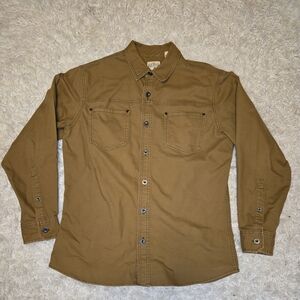RedHead Brown Casual Button Down Shirt Long Sleeve